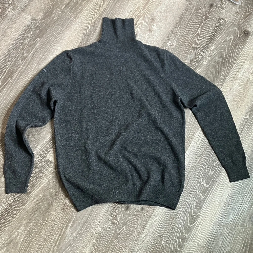 Superdry charcoal grey turtleneck sweater - Picture 5 of 14